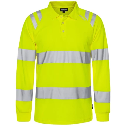 Hi-vis poloshirt langærmet kl.3 7864 GPST