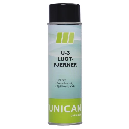 Unican U-3 lugtfjernerspray 500ml