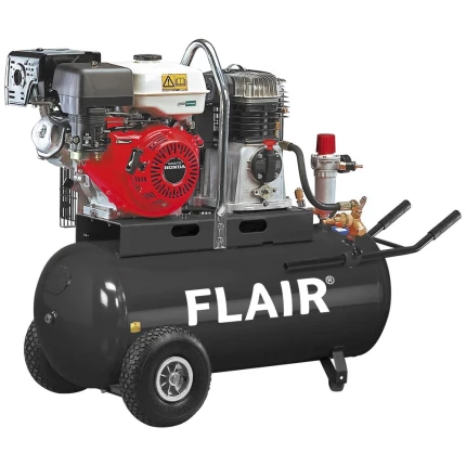 Flair 40/100B kompressor 390ltr/min 5,5HK benzin