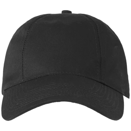 Golf cap bomuldstwill sort 0052 one-size