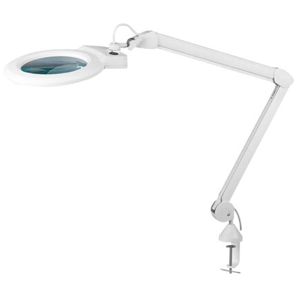 Luplampe Ø17 cm linse LED lys