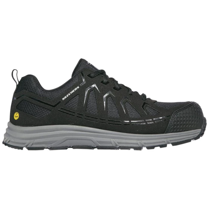 Skechers Malad II sikkerhedssko sort ESD S1P