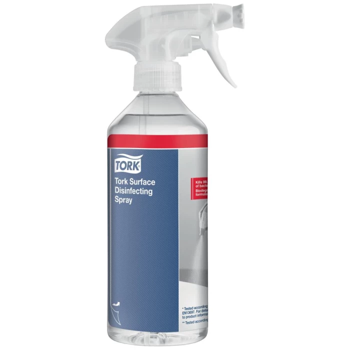 Tork overfladedesinfektion pumpespray, 6×500ml