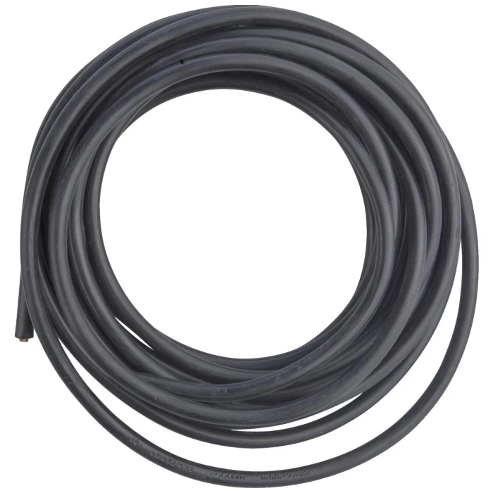 Plastkappeledning rund 3G0,75 mm² sort 100 mtr