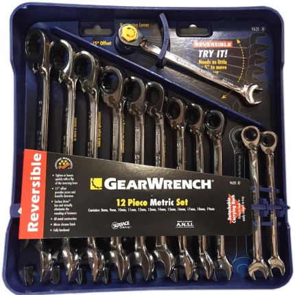 GearWrench skraldenøglesæt 8-19 mm