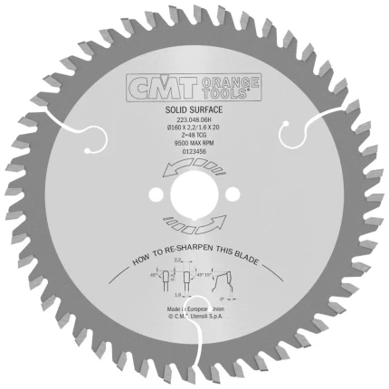 CMT rundsavklinge HM-skær 160×2,2×20 Z48 TF