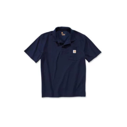 Poloshirt work pocket navy