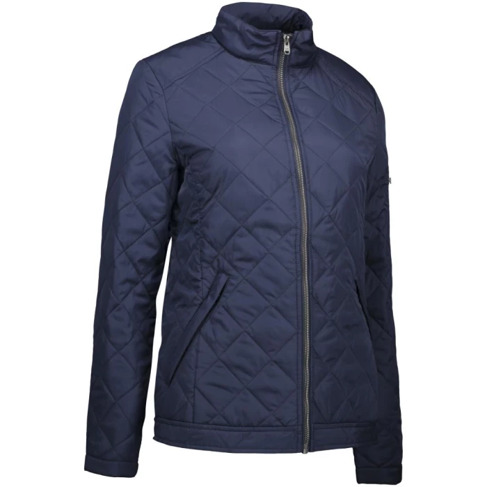 Quiltet damejakke 0731 navy L