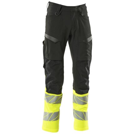 Accelerate Safe buks m/knælommer hi-vis