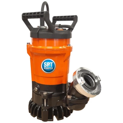 SPT fladsugende pumpe 370W 240 ltr/min 2″ Storz