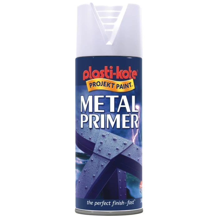 PlastiKote metalprimer hvid spray 400ml