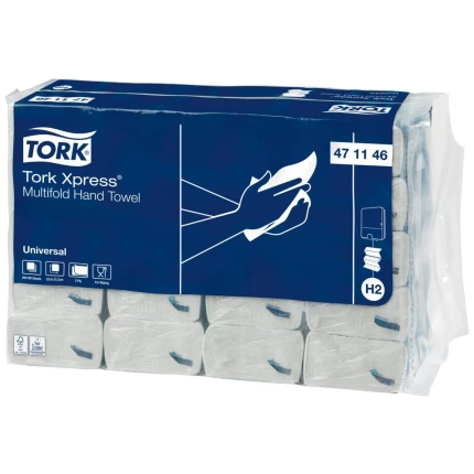 Tork håndklædeark Xpress Univ. H2 pk/190ark, 20pk