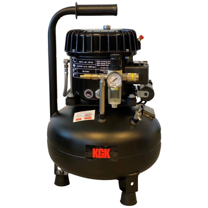 KGK Kompressor 50L 40ltr/min 0,5HK 230V 15ltr tank