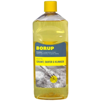 Borup olie t/granit, skifer og klinker 1ltr