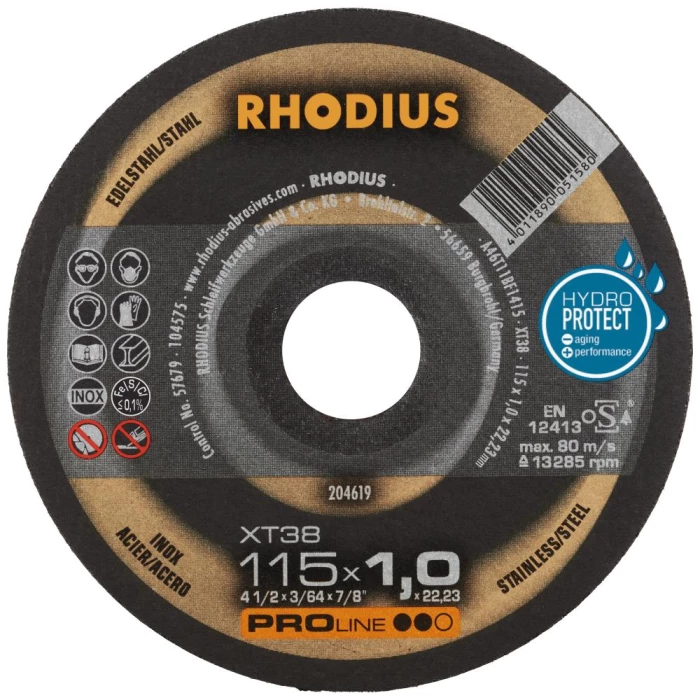 Rhodius Proline XT38 skæreskive