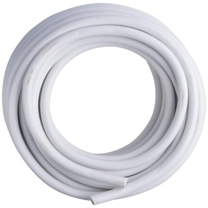Plastkappeledning rund 3G1,5 mm² hvid