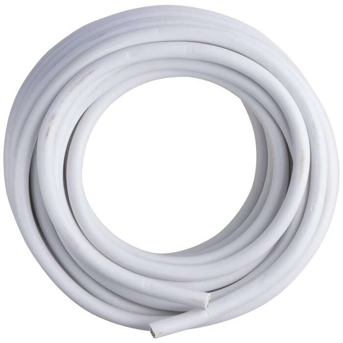 Plastkappeledning rund 3G1,5 mm² hvid