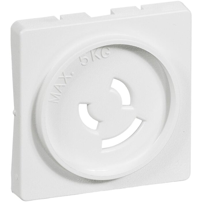 Lampestikdæksel 50×50 mm hvid