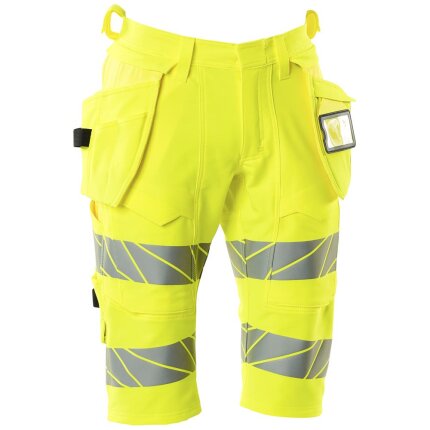 Accelerate Safe shorts m/hængelommer stretch hi-vis