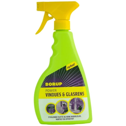 Borup Power vindues & glasrens, pumpespray 500ml