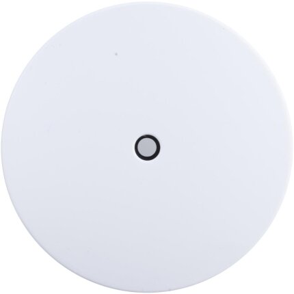Lampeudtag ø80 m/jord hvid