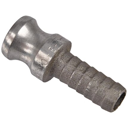 Cam-kobling E, han m/slangestuds, alum. 1″