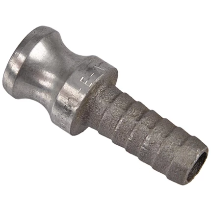 Cam-kobling E, han m/slangestuds, alum. 1″