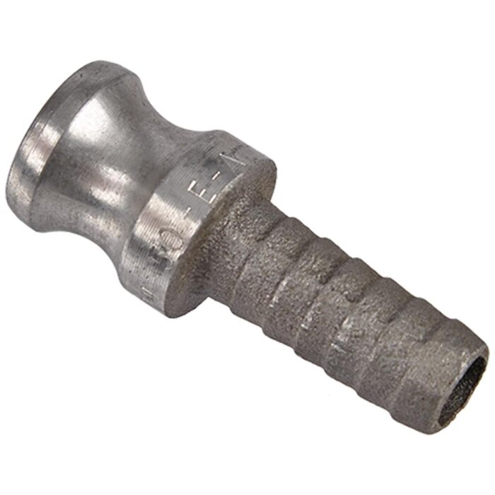 Cam-kobling E, han m/slangestuds, alum. 1″