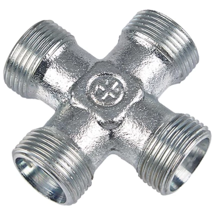 Hydraulisk tee nip/muf/nip BMFM tommer Hydraulisk tee nip/muf/nip BMFM tommer