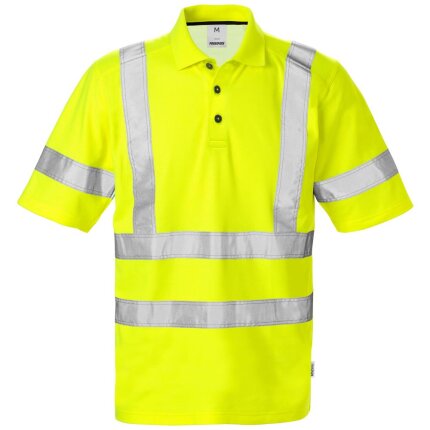 Hi-vis poloshirt kl.3 7025