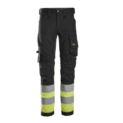 Snickers Arbejdsbuks 6234 Hi-viz sort/gul