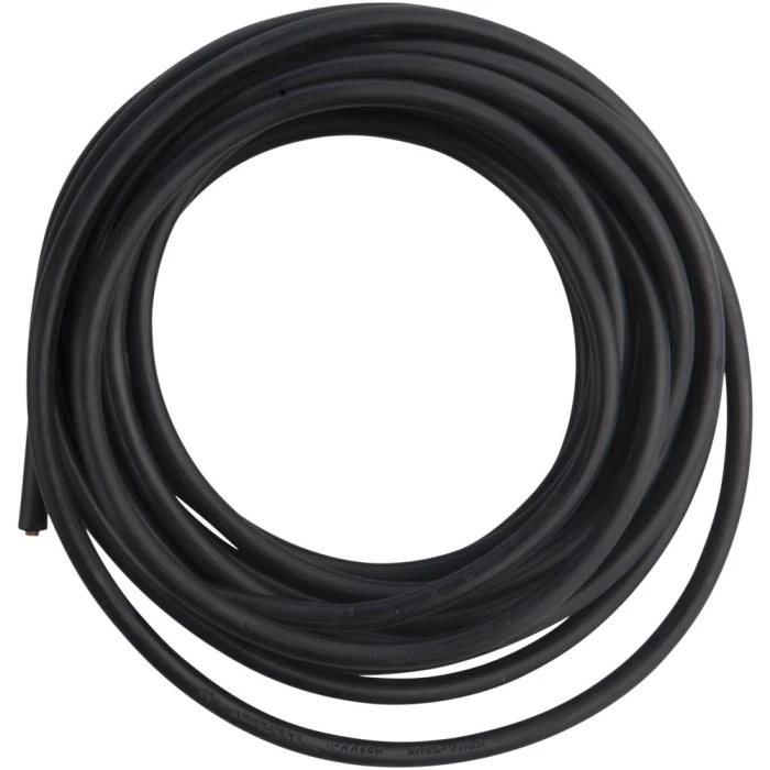 Plastkappeledning rund 2G0,75 mm² sort