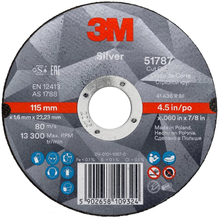 3M Silver skæreskive T41/42 PN51