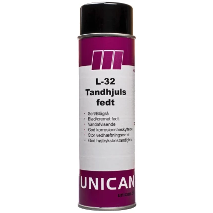 Unican L-32 tandhjulsfedt 500ml