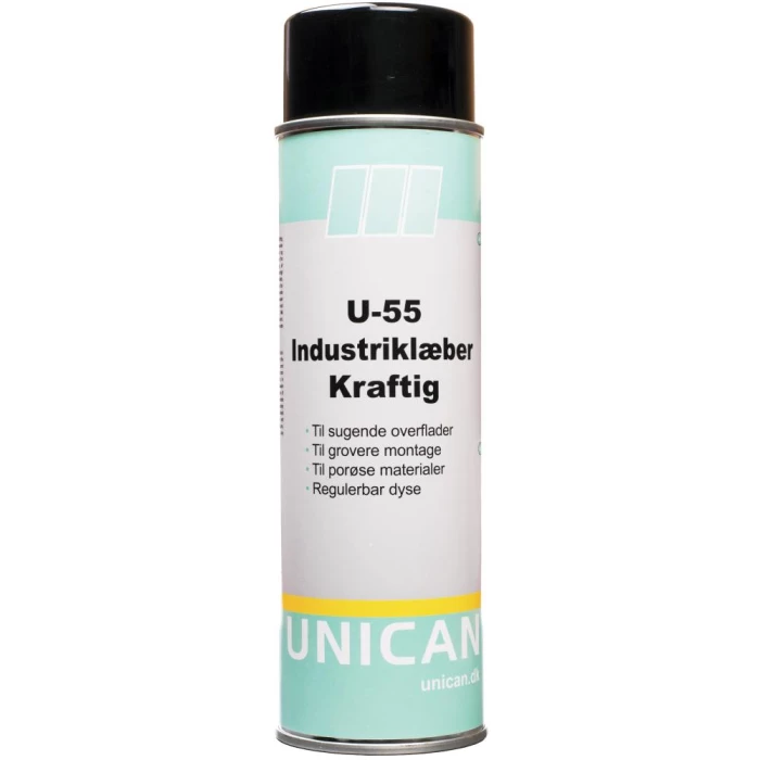 Unican U-55 industriklæber 500ml