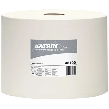 Katrin industrirulle 4-lag hvid