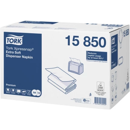 Tork serviet Xpressnap N4 hvid, pk/5×200stk, 5 pk