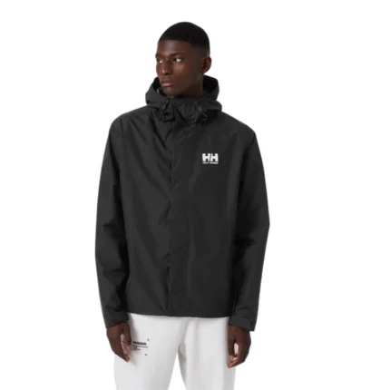 Helly Hansen Seven J RegnJakke Sort str. L