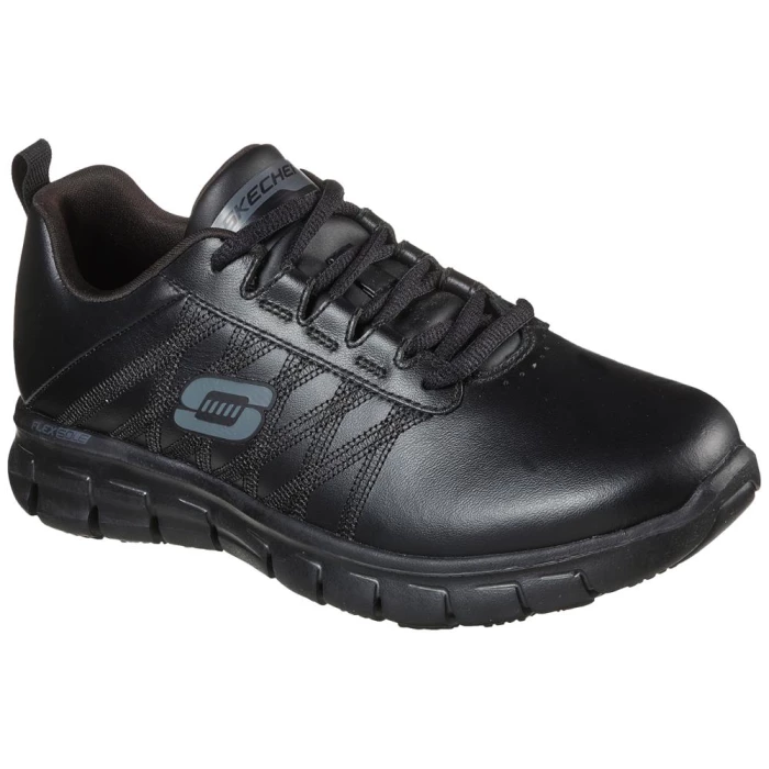 Skechers Work Sure Track Erath arbejdssko dame sort