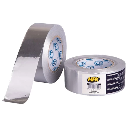 HPX aluminiumtape 0,08mm 50mm×50mtr