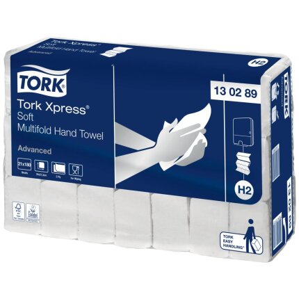 Tork håndklædeark Xpress Adv. H2