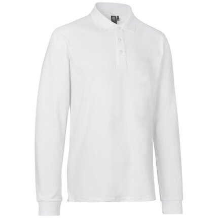 Poloshirt lange ærmer stretch 0544