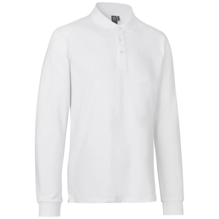 Poloshirt lange ærmer stretch 0544