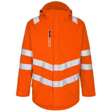 Safety skaljakke parka zip-in hi-vis