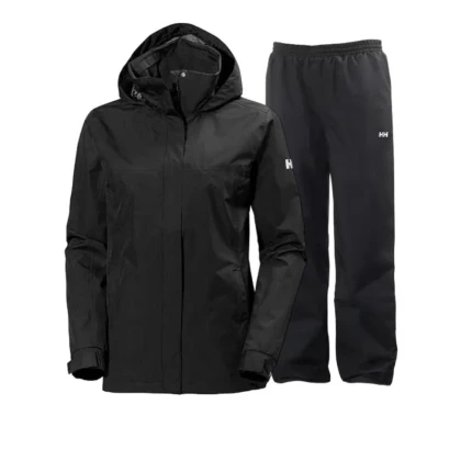 Helly Hansen Seven J RegnJakke Dame Sort str. L