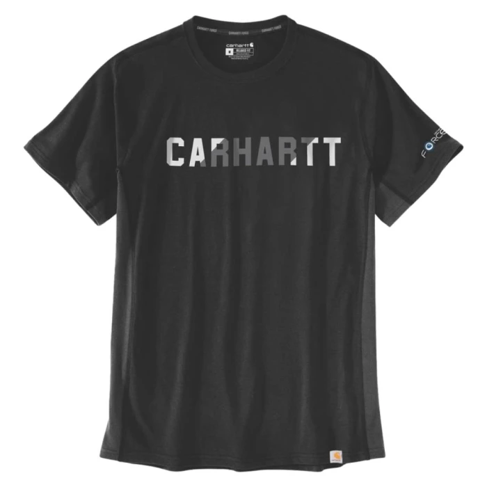 Carhartt Force Logo T-shirt  sort str.L