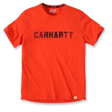 Carhartt Force Logo T-shirt Rød str.XL