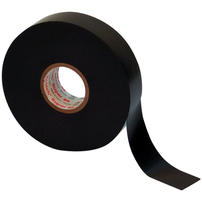 Super 88 isoleringstape PVC sort 25mm × 20m