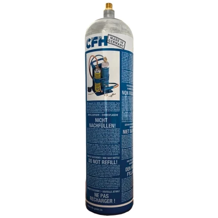 Oxygenflaske t/CFH52500 mini-svejsesæt, 1ltr/130g