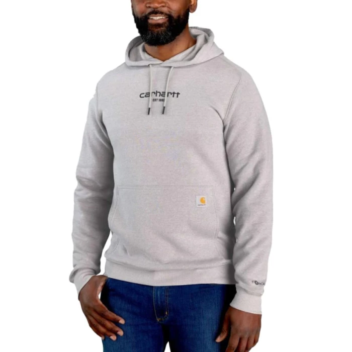 Carhartt logo sweatshirt grå str. XXL